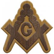 Masonic Emblem 5 1/4-In Large Double-Raised Symbol
