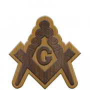 Masonic Emblem 2 1/2-In Small Double-Raised Symbol