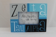 Zeta Tau Alpha Block Frame
