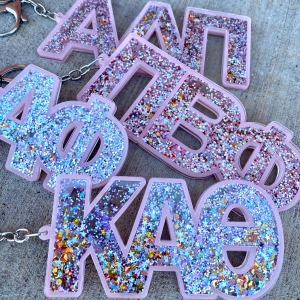 Glitter Keychain