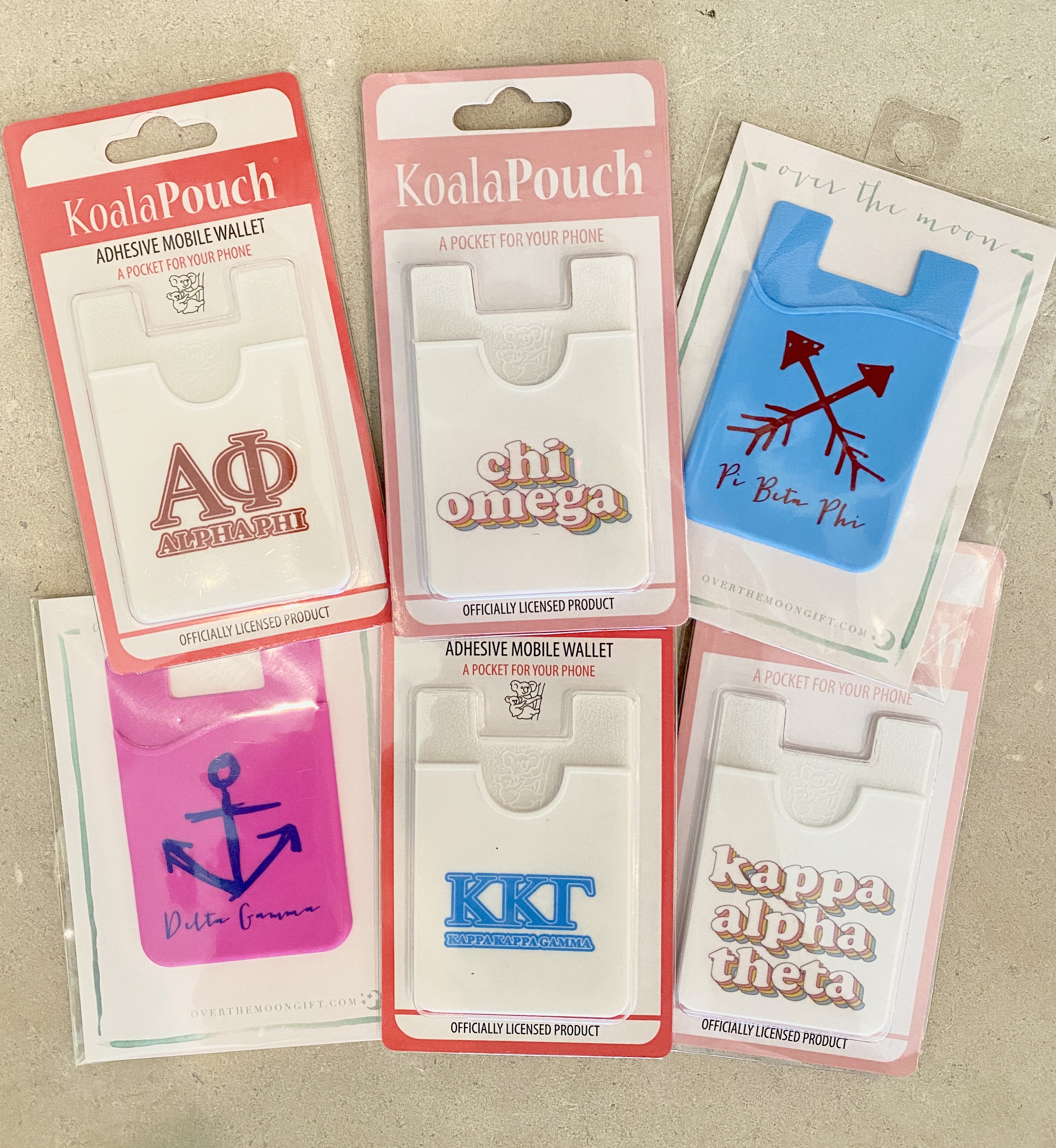 Alpha Gamma Delta Logo Cell Phone Pocket