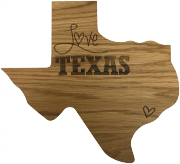Tx Cut Board - Love Texas