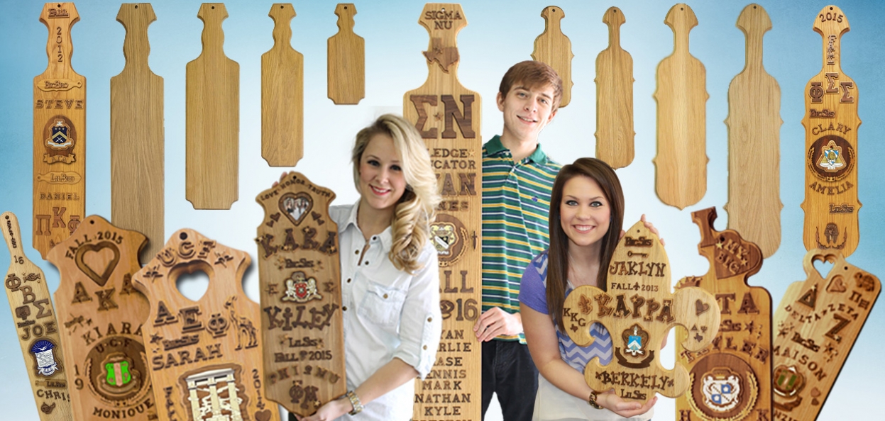 Greek Paddles - Fraternity Sorority Paddles