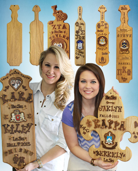 Greek Paddles - Fraternity Sorority Paddles