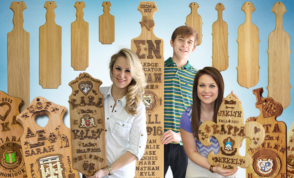 Greek Paddles - Fraternity Sorority Paddles