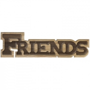 Friends Horizontal - Double-Raised