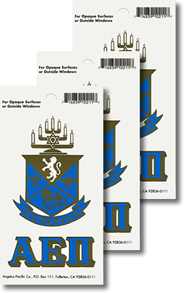Alpha Epsilon Pi Decals
