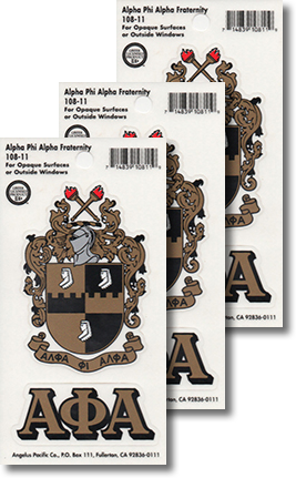 Alpha Phi Alpha Decals