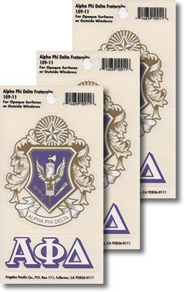 Alpha Phi Delta Decals