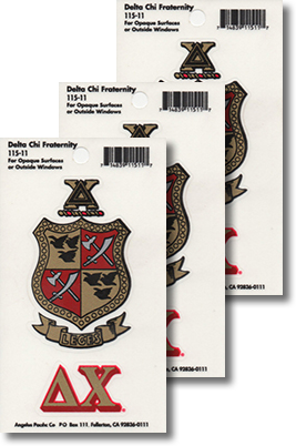 Delta Chi Decals