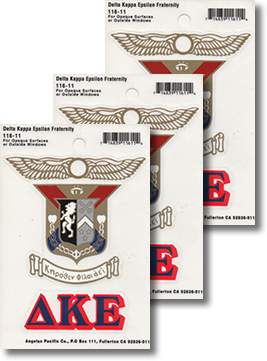 Delta Kappa Epsilon Decals