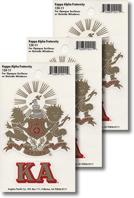 Kappa Alpha Decals
