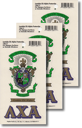 Lambda Chi Alpha Decals