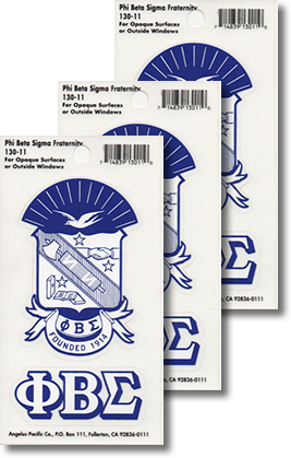 Phi Beta Sigma Decals