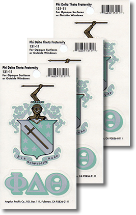 Phi Delta Theta Decals