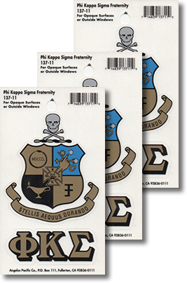 Phi Kappa Sigma Decals