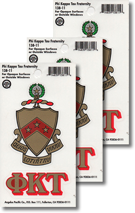 Phi Kappa Tau Decals