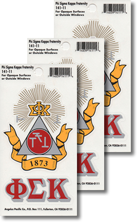 Phi Sigma Kappa Decals