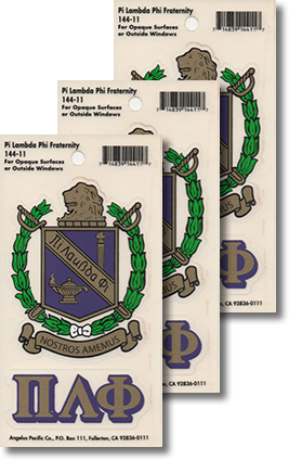 Pi Lambda Phi Decals