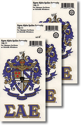 Sigma Alpha Epsilon Decals