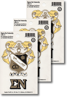 Sigma Nu Decals