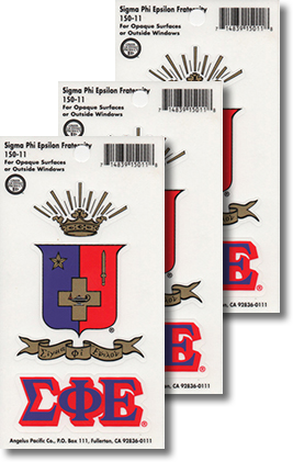 Sigma Phi Epsilon Decals