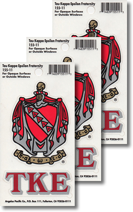 Tau Kappa Epsilon Decals