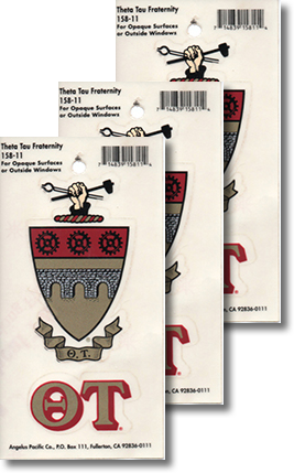 Theta Tau Decals