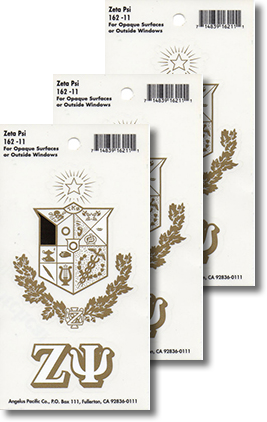 Zeta Psi Decals