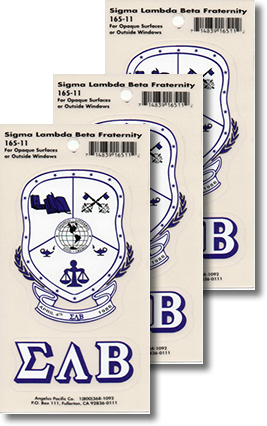 Sigma Lambda Beta Decals