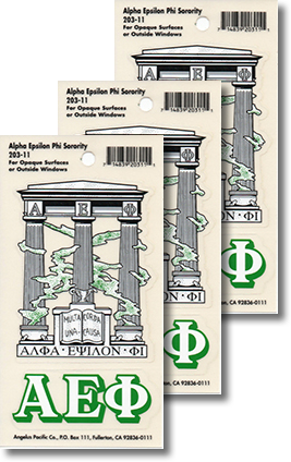 Alpha Epsilon Phi Decals