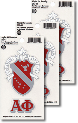 Alpha Phi Decals