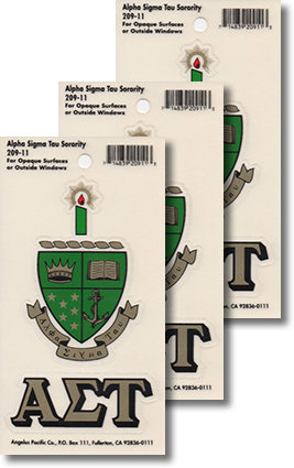 Alpha Sigma Tau Decals