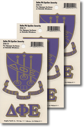 Delta Phi Epsilon Decals