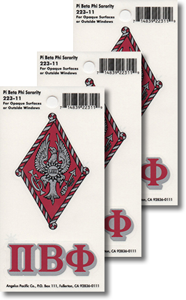 Pi Beta Phi Decals