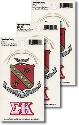 Sigma Kappa Decals