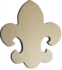 Greek Plaques | Fleur De Lis Signature Board | Paddle Tramps