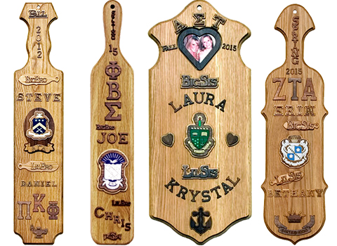 Fraternity & Sorority Paddles