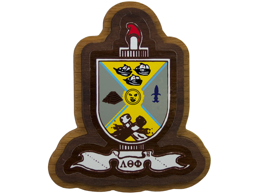 Lambda Theta Phi Decal Background Fraternity Crest
