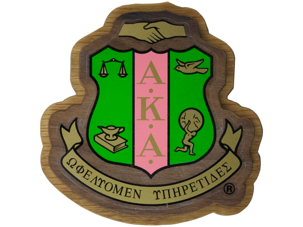 Alpha Kappa Alpha Decal Background Sorority Crest