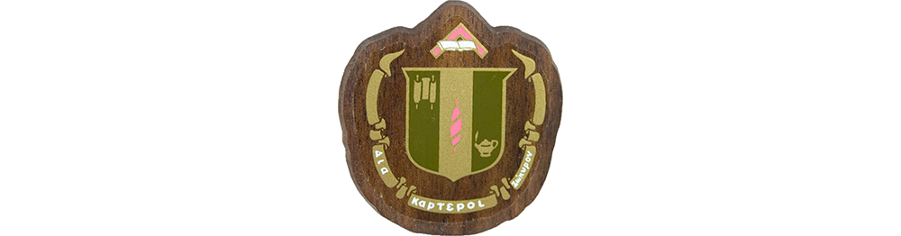 Delta Zeta Mini Decal Background | Sorority Crest