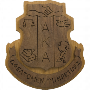 Alpha Kappa Alpha Carved Background