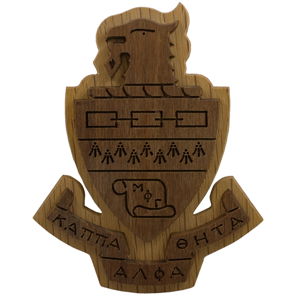 Kappa Alpha Theta Carved Background | Sorority Crest