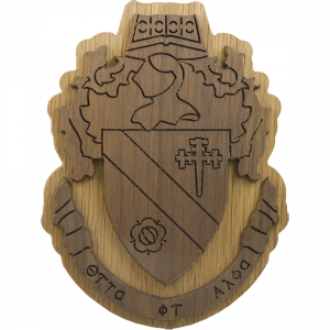 Theta Phi Alpha Carved Background